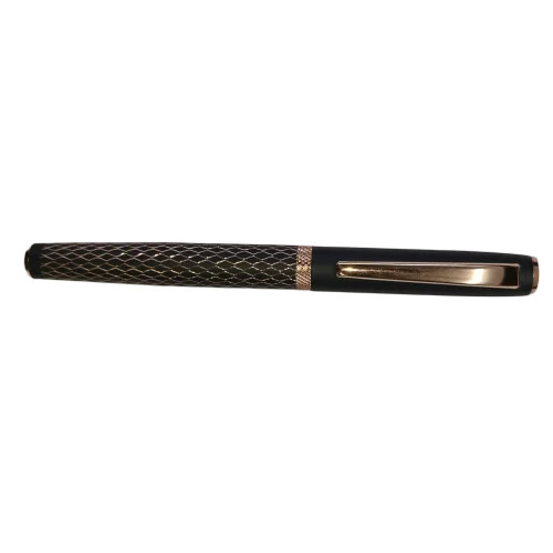 0.6mm BD2 Stainless Steel Black Removable Ballpoint Pen
