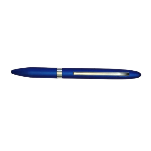 0.5Mm Bd2 Stainless Steel Black Fountain Pen - Color: Blue