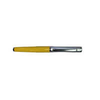 0.8mm Bd2 Stainless Steel Black Fountain Pen - Color: Yellow