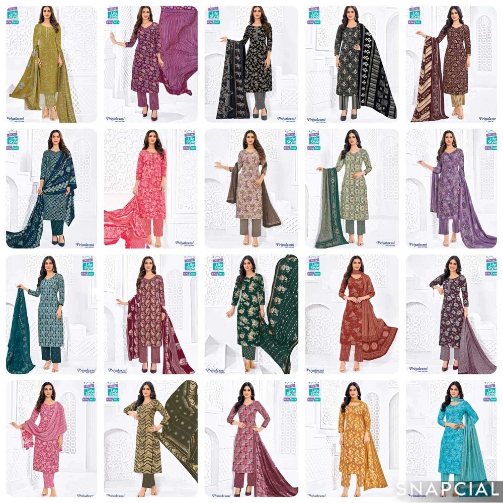 Mcm Priyalaxmi Vol-36 Dress Material