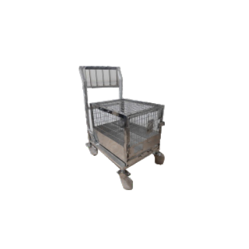 Vt-Ss-Rct-649 Rabbit Cage Trolley - Application: Small Animals