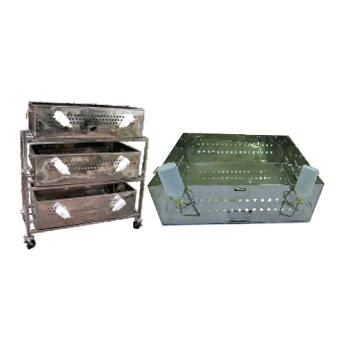 VT-SS-GP-PAN SS Guinea Pig Pen And Rack