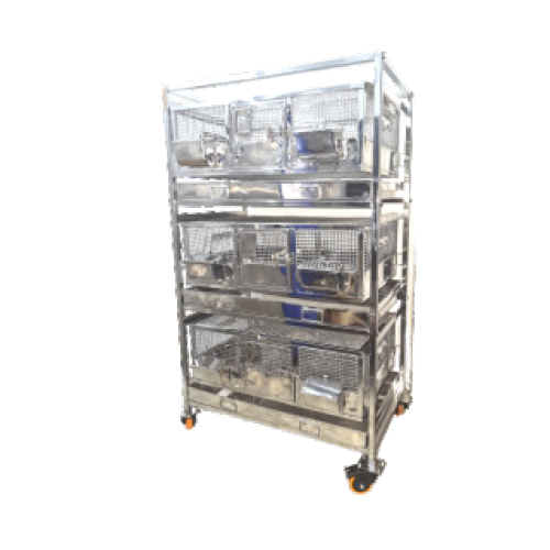Vt Ss304 Experimental Bird Cage Rack - Application: Small Animals