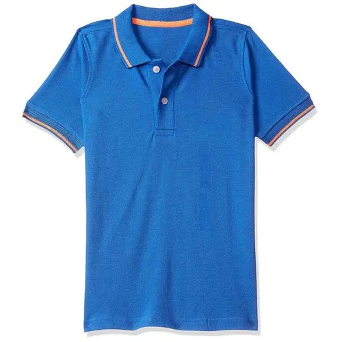Polo Tipping T-Shirt - Color: Blue