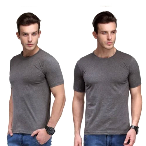 Round Neck Men T-shirt - Color: White