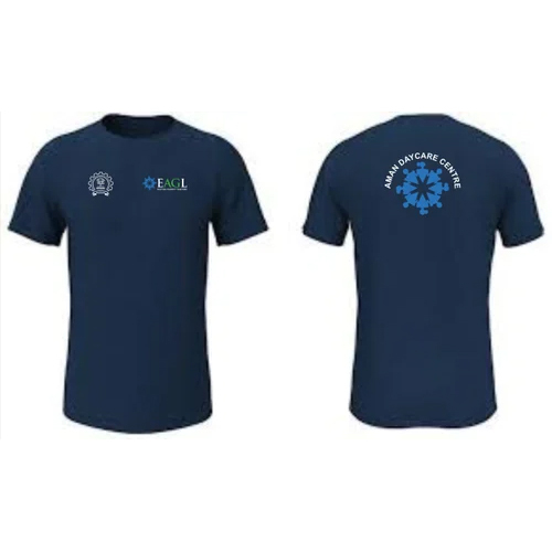 Round Neck Men T-shirt - Color: White