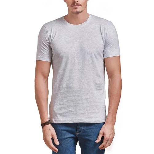 Round Neck T Shirt - Color: White