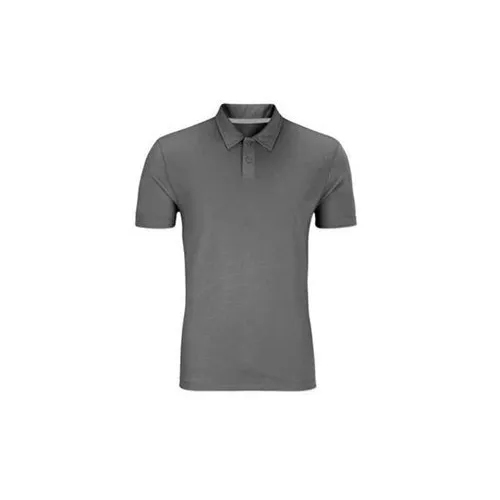 COLLAR PLAIN POLYESTER FABRIC T Shirt