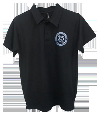 Half Sleeves Men T-Shirt - Color: Black