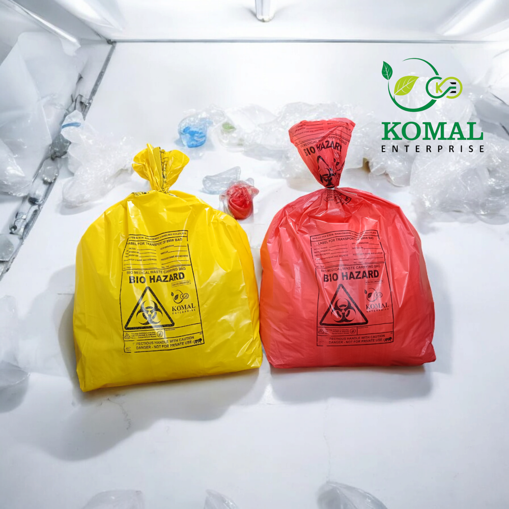 Compostable Bio Hazard Garbage Bag - Color: Different Available