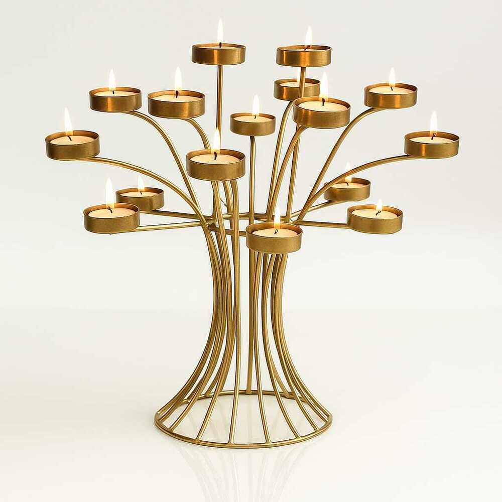 Metal Tree Candle Tealight Holder