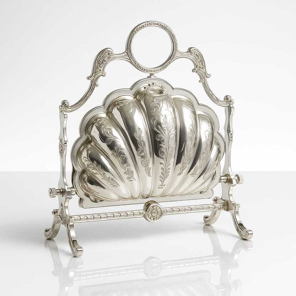 Antique Silver Plated Biscuit Pot