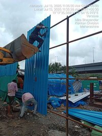 GI Sheet Fencing Work