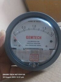 GEMTECH_Differential Pressure Gauges - Rice Mill Machinery