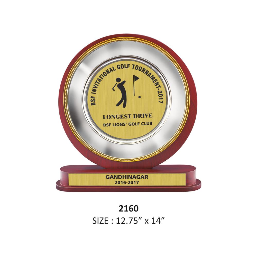 Customised Wooden Trophy - Color: Various Colors