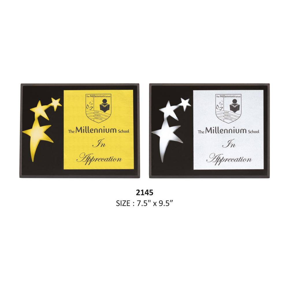 Wooden Certificate Frame - Color: Brown