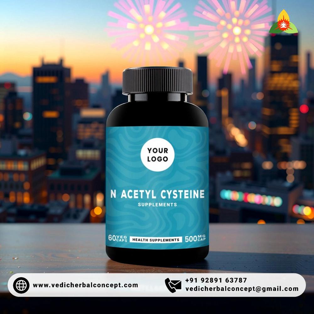 N Acetyl Cysteine Capsules - Ingredients: Herbs