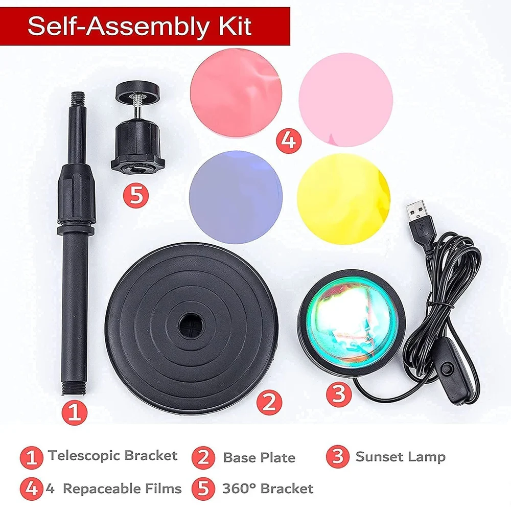 Sunset Lamp Stand With Remote