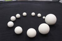 White Rubber Ball For Sieve Clean in Flour mill