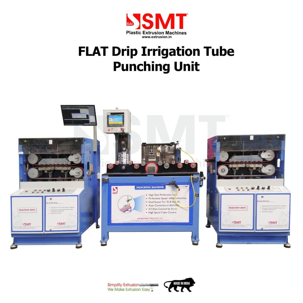 Flat Drip Irrigation Tube Extrusion System High Speed Drip Pipe Making Machine