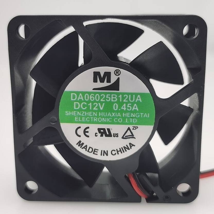 M DA06025B12UA 12V DC 0.45A 6025mm 2-wire PLASTIC ball bearing Industrial Axial Cooling Fan