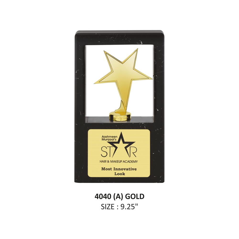 Metal Star Trophy - Finishing: Glossy