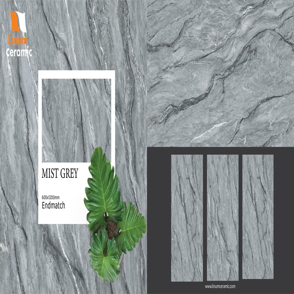 600x1200 MM Oribica Grey Endmatch Tile