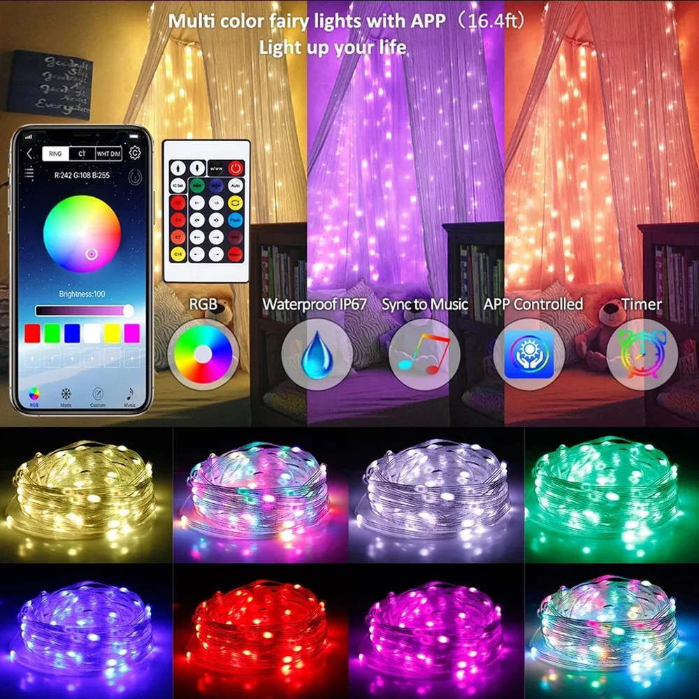 10m USB LED Fairy String Light