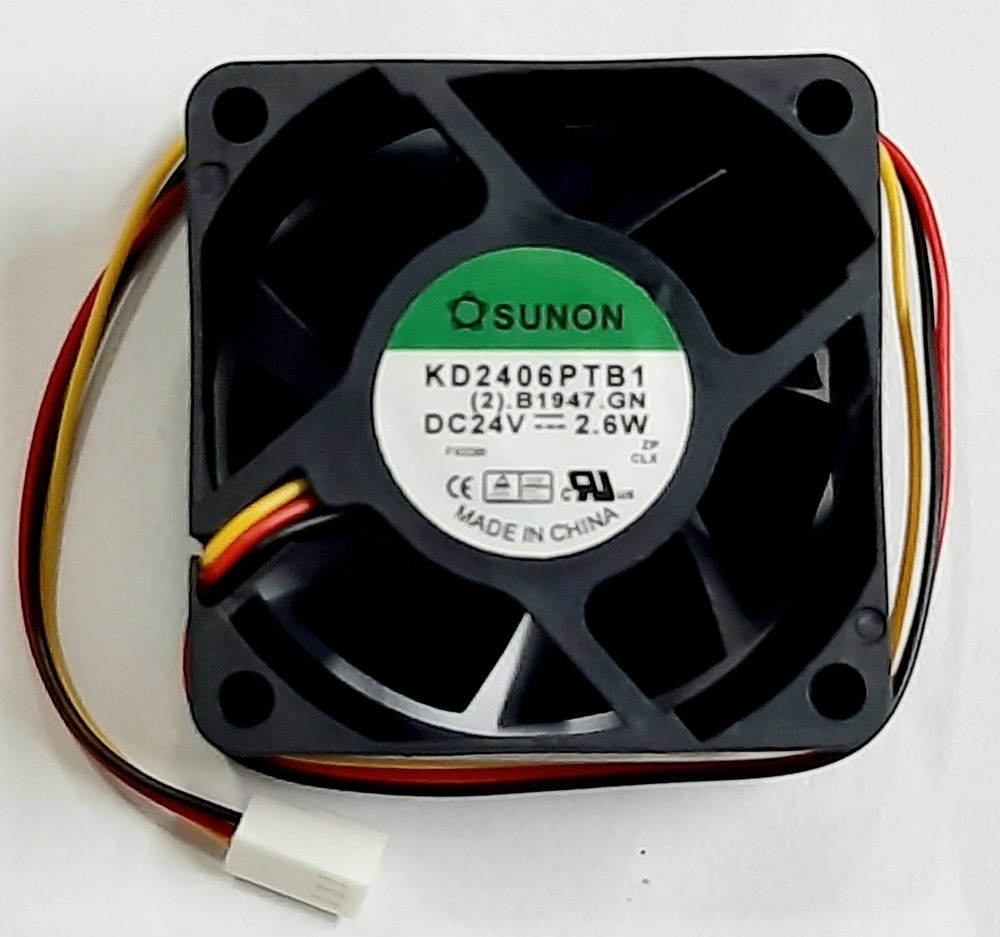 SUNON KD2406PTB1 24V DC 2.6W 3 Wire 6025mm PLASTIC Industrial Axial BALL Cooling Fan