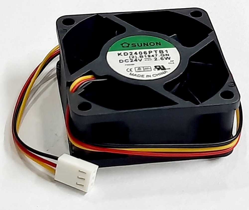 SUNON KD2406PTB1 24V DC 2.6W 3 Wire 6025mm PLASTIC Industrial Axial BALL Cooling Fan