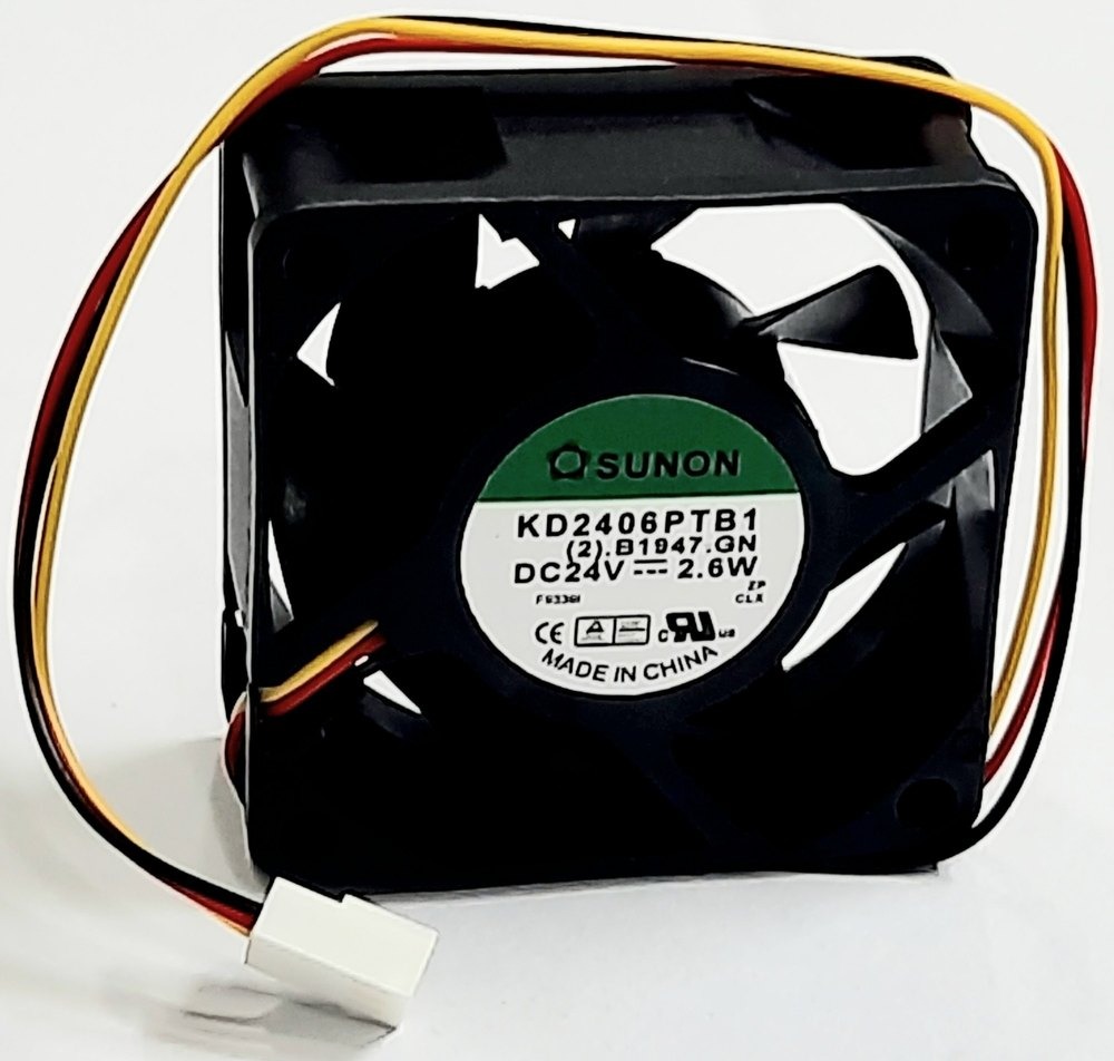 SUNON KD2406PTB1 24V DC 2.6W 3 Wire 6025mm PLASTIC Industrial Axial BALL Cooling Fan