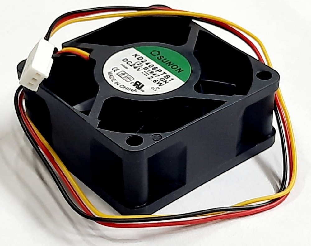 SUNON KD2406PTB1 24V DC 2.6W 3 Wire 6025mm PLASTIC Industrial Axial BALL Cooling Fan