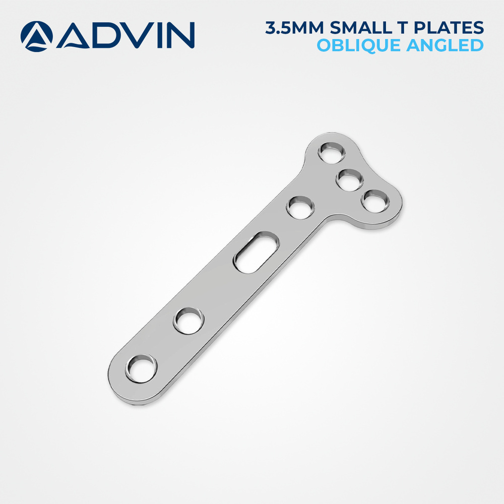 3.5mm Small T Plates Oblique Angled