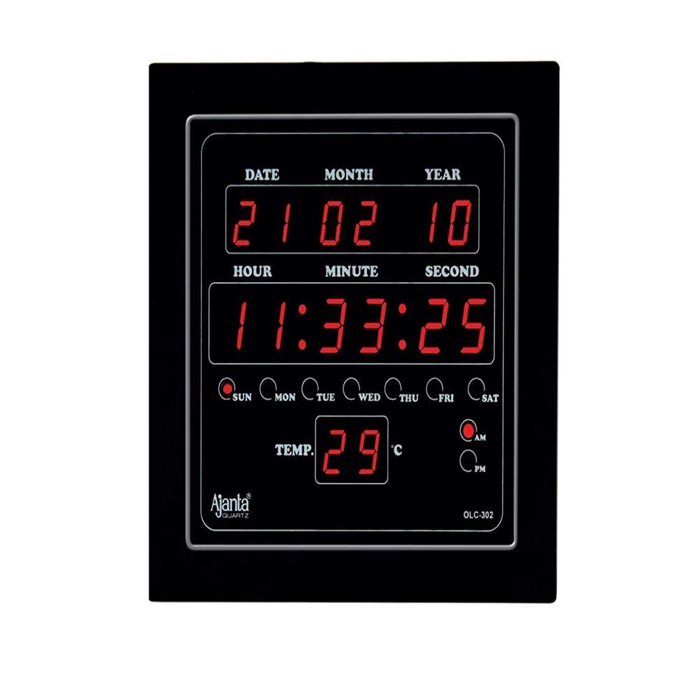 Ajanta Digital Wall Clock Olc 302 - Features: Good Quality