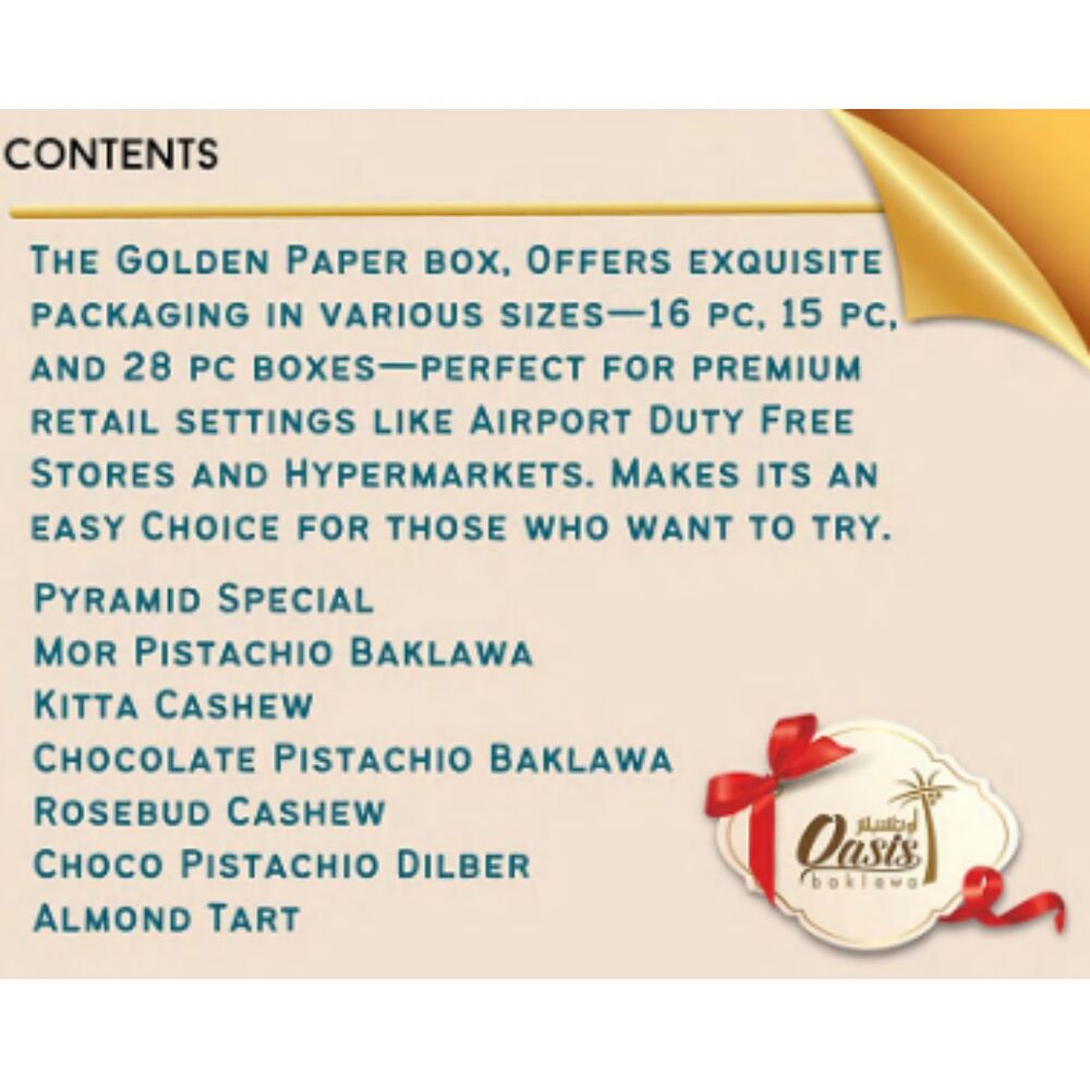 Oasis Luxe Baklawa Indulgence
