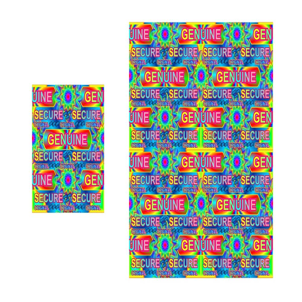 Tamper Hologram Labels - Color: Holographic