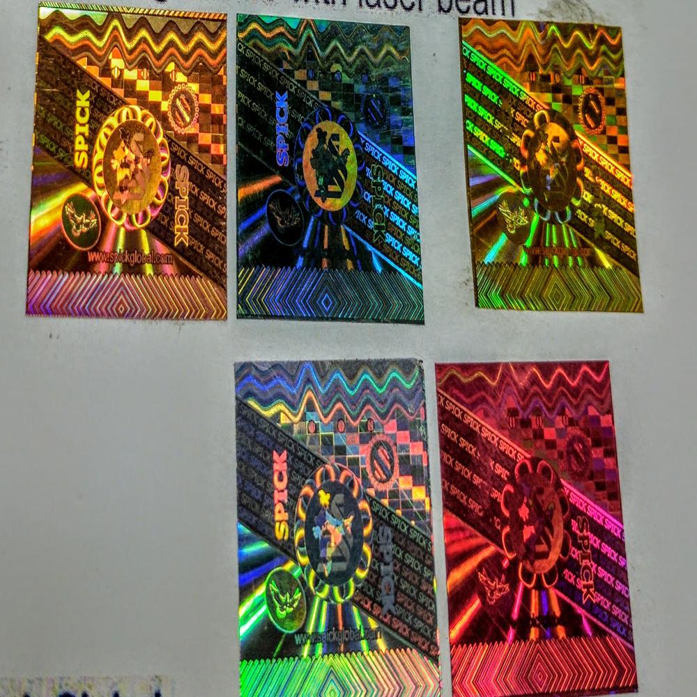 Tamper hologram labels