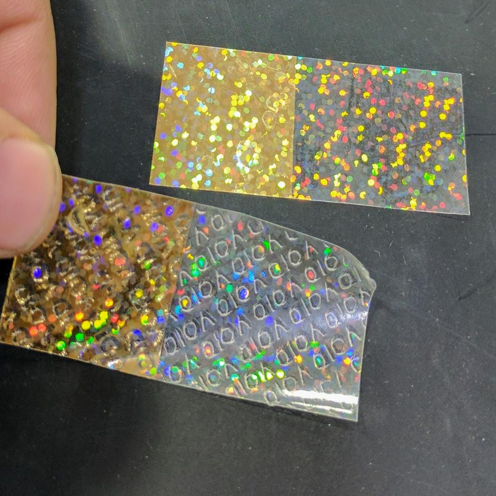 Tamper hologram labels
