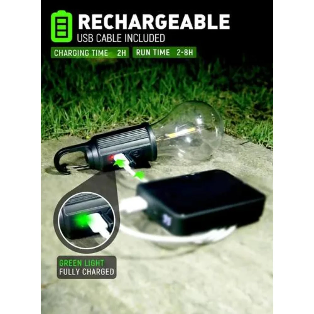 Rechargeable Unbreakable Hanging Clip Bulb
