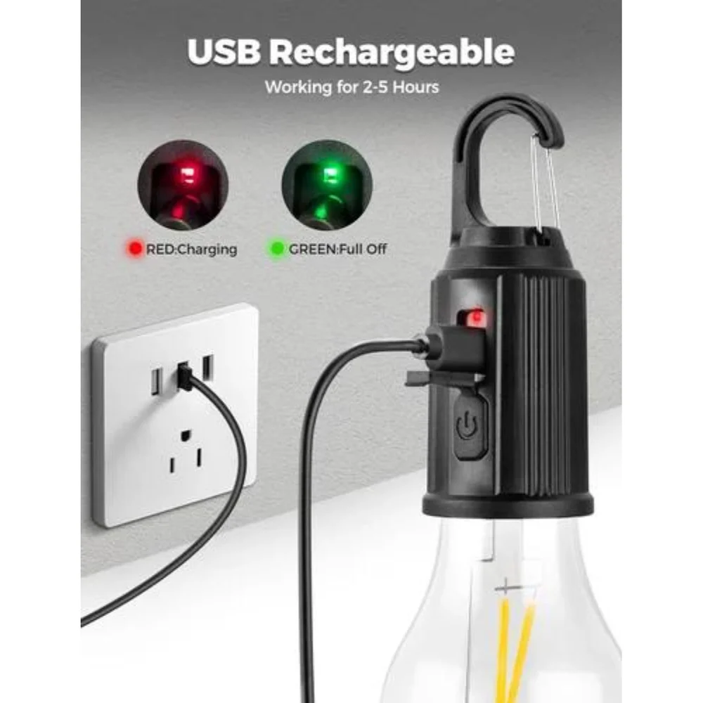 Rechargeable Unbreakable Hanging Clip Bulb