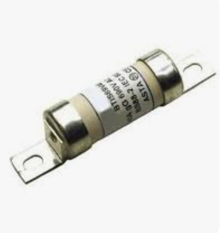 Hrc Fuse Link - Metal | 415 Volt, Grey, 50/60 Hertz, High Breaking Capacity For Low And Medium Voltage Applications In Power Inverters