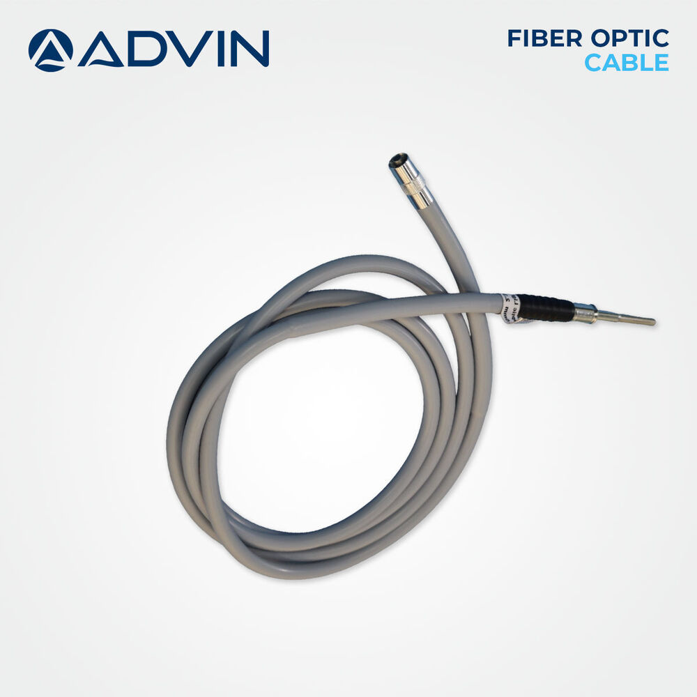 Endoscopy Fiber Light Cable - Color: Grey / Silver / Custom