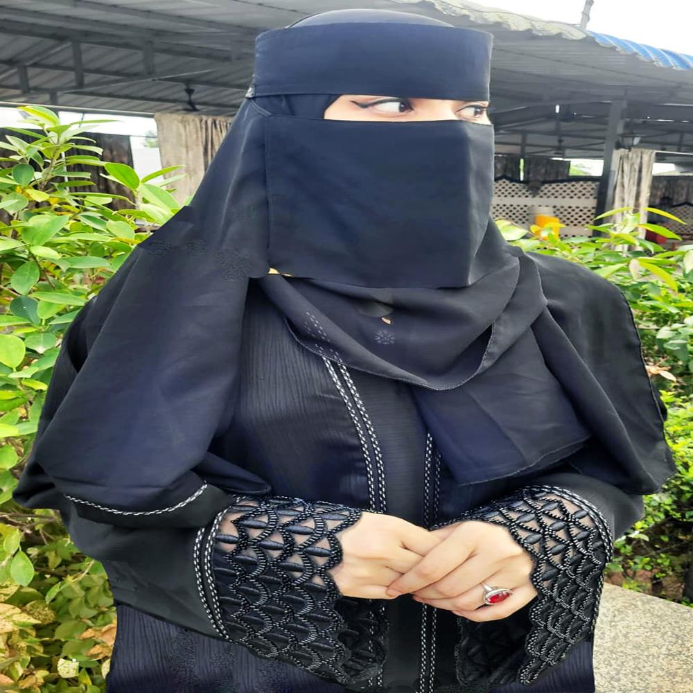 Black Abaya Handwork Burqa For Women Modest Wear Stylish Dubai Abaya