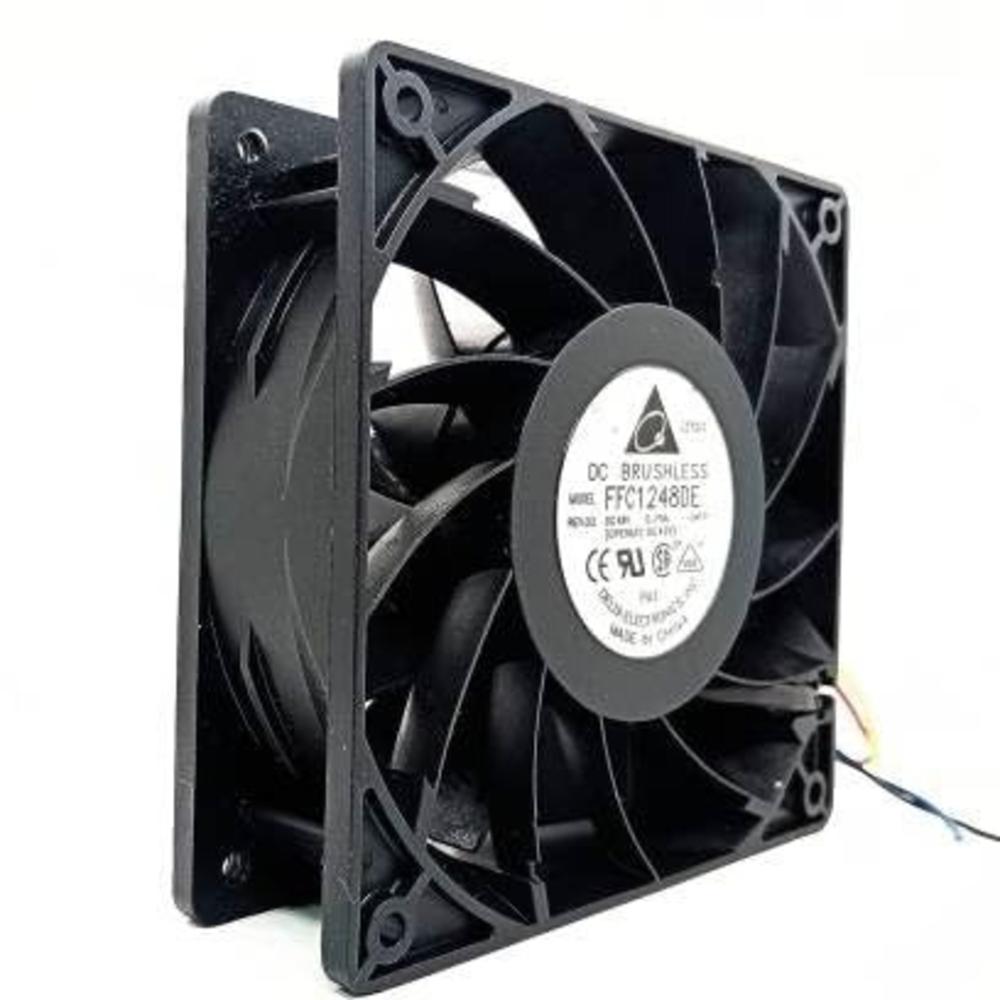 Delta FFC1248DE Axial Fan 48V DC 0.75A DC Brushless Air Cooling Fan 3600 RPM 12038mm 4-Wire