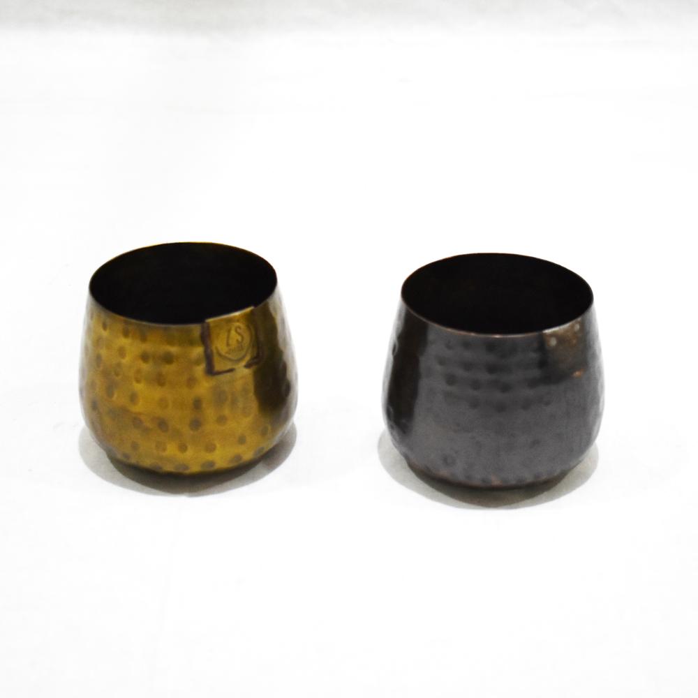 Candle Jar Metal Candle Jar Copper Candle Jar Candle Holder Decorative Jar - Color: As Shown