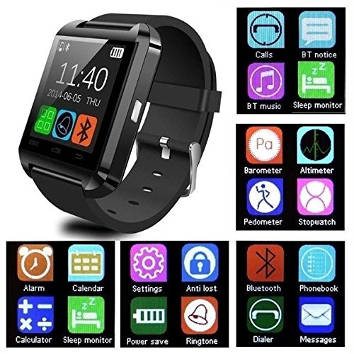 V8 Smart Watch - Color: Black