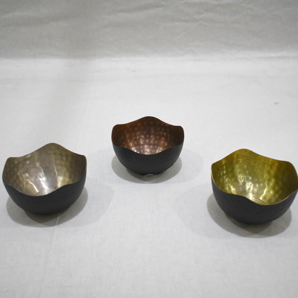 Best Selling Metal Candle Jar Brass Metal Hammered Design Home Decorative Items - Color: Custom