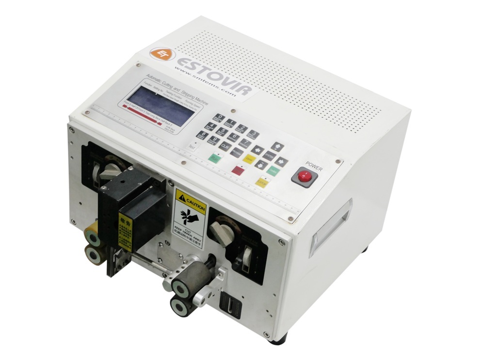 Automatic Wire Cutting & Stripping Machine - Color: Gray