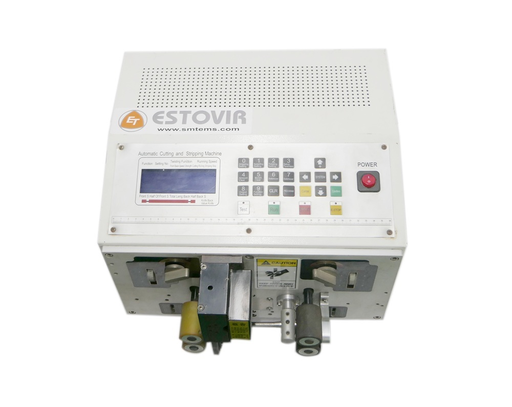 Automatic Wire Cutting & Stripping Machine - Color: Gray