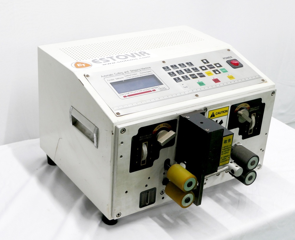 Automatic Wire Cutting & Stripping Machine - Color: Gray